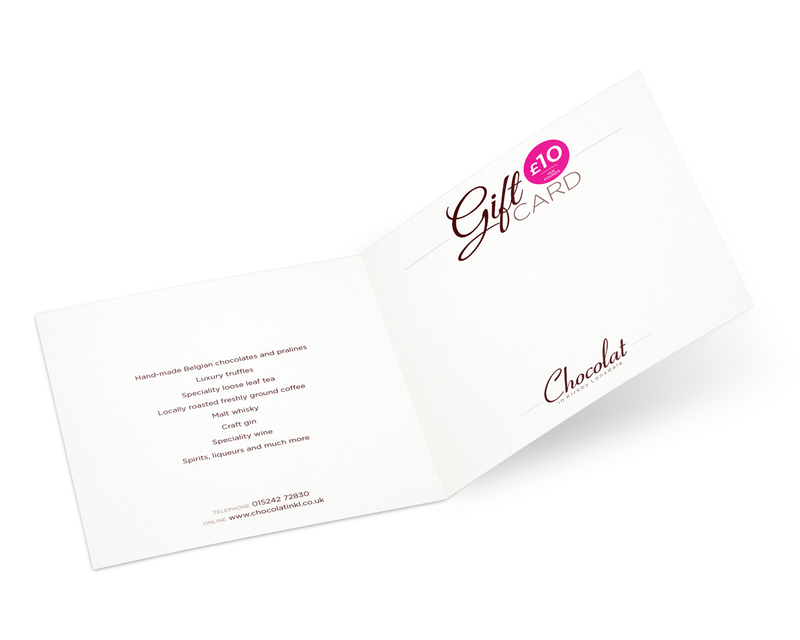 Gift Card Voucher design - £10