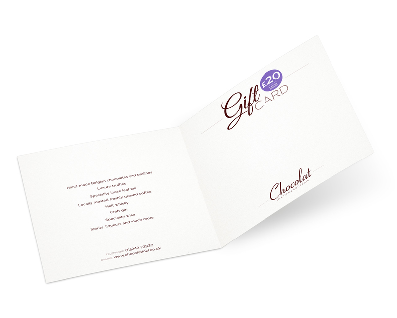 Gift Card Voucher design - £20