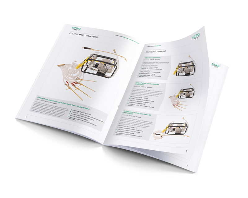 Pest control catalogue design - inner pages
