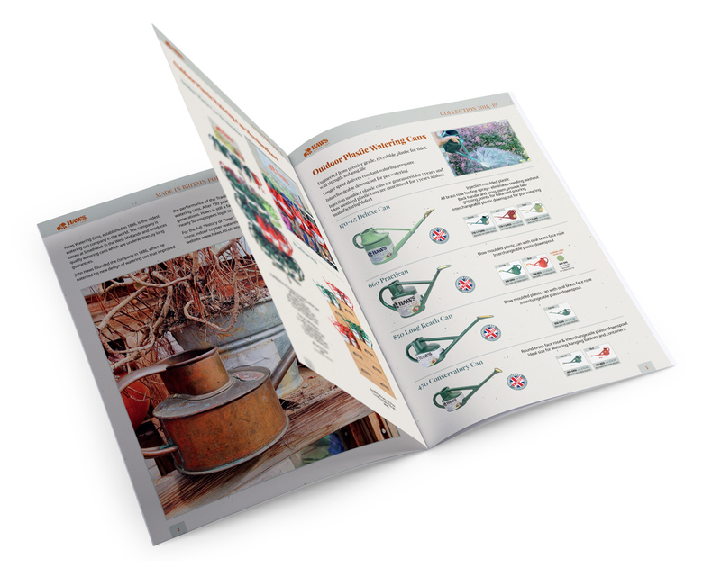 Trade products brochure design - inner pages