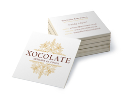 Xocolate - business card white