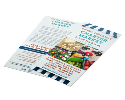 Charter Market leaflet design