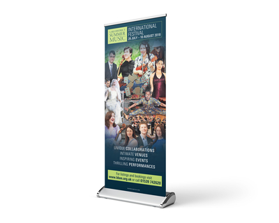 Festival rollup banner design